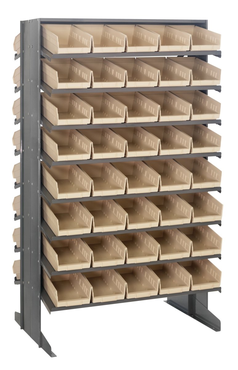 QPRD - 102 - Gravity Shelf Bin Organizers - Industrial 4 Less