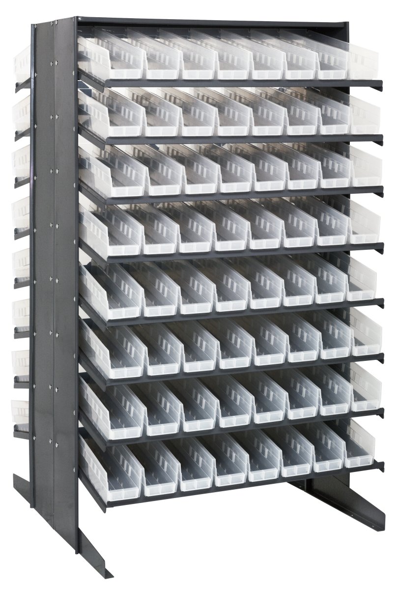 QPRD - 103 - Gravity Shelf Bin Organizers - Industrial 4 Less