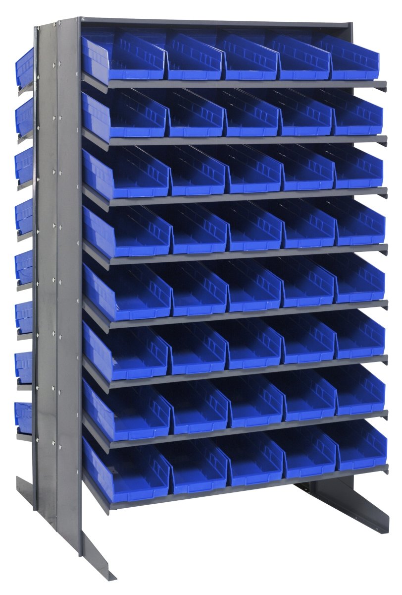 QPRD - 104 - Gravity Shelf Bin Organizers - Industrial 4 Less