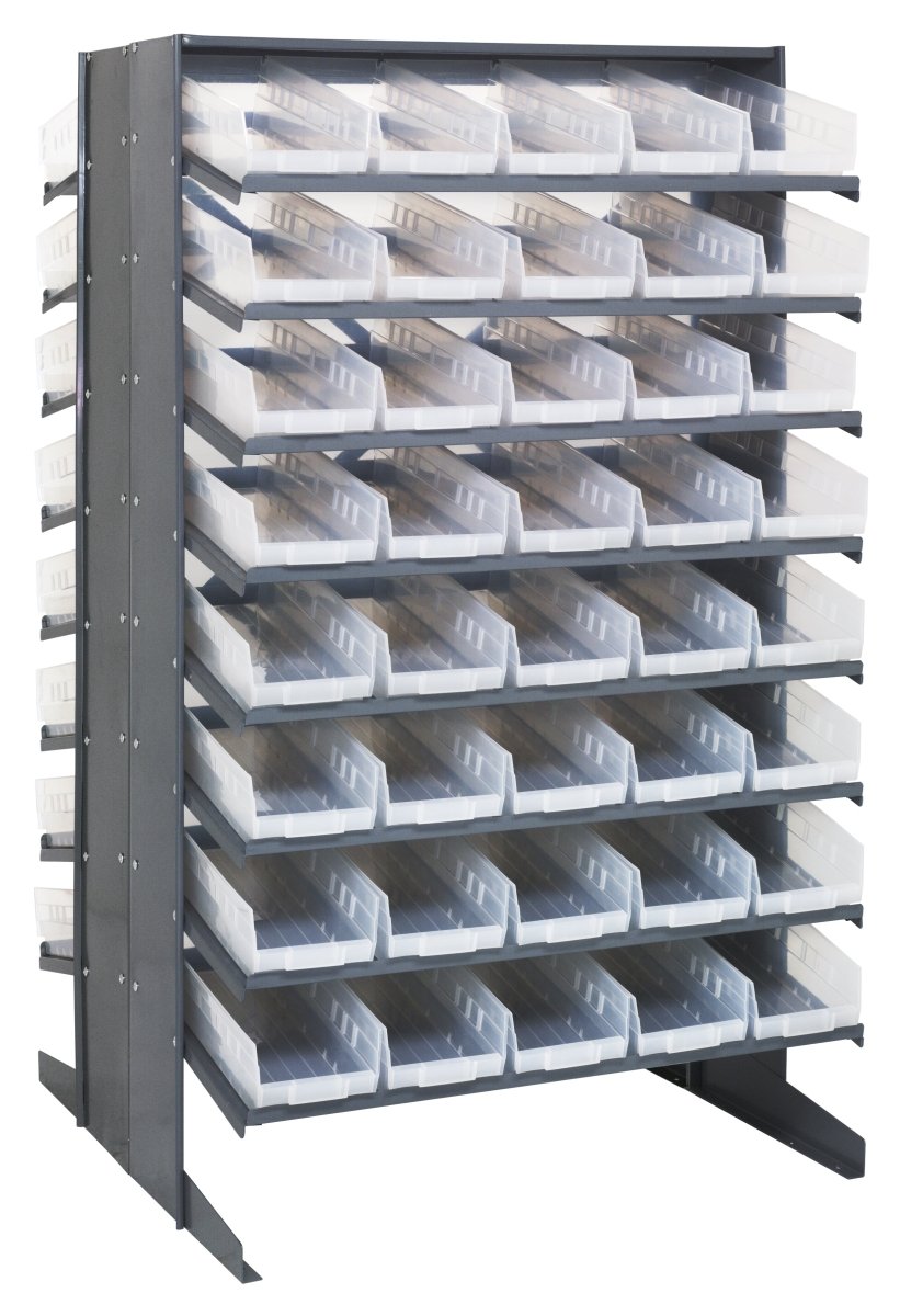 QPRD - 104 - Gravity Shelf Bin Organizers - Industrial 4 Less