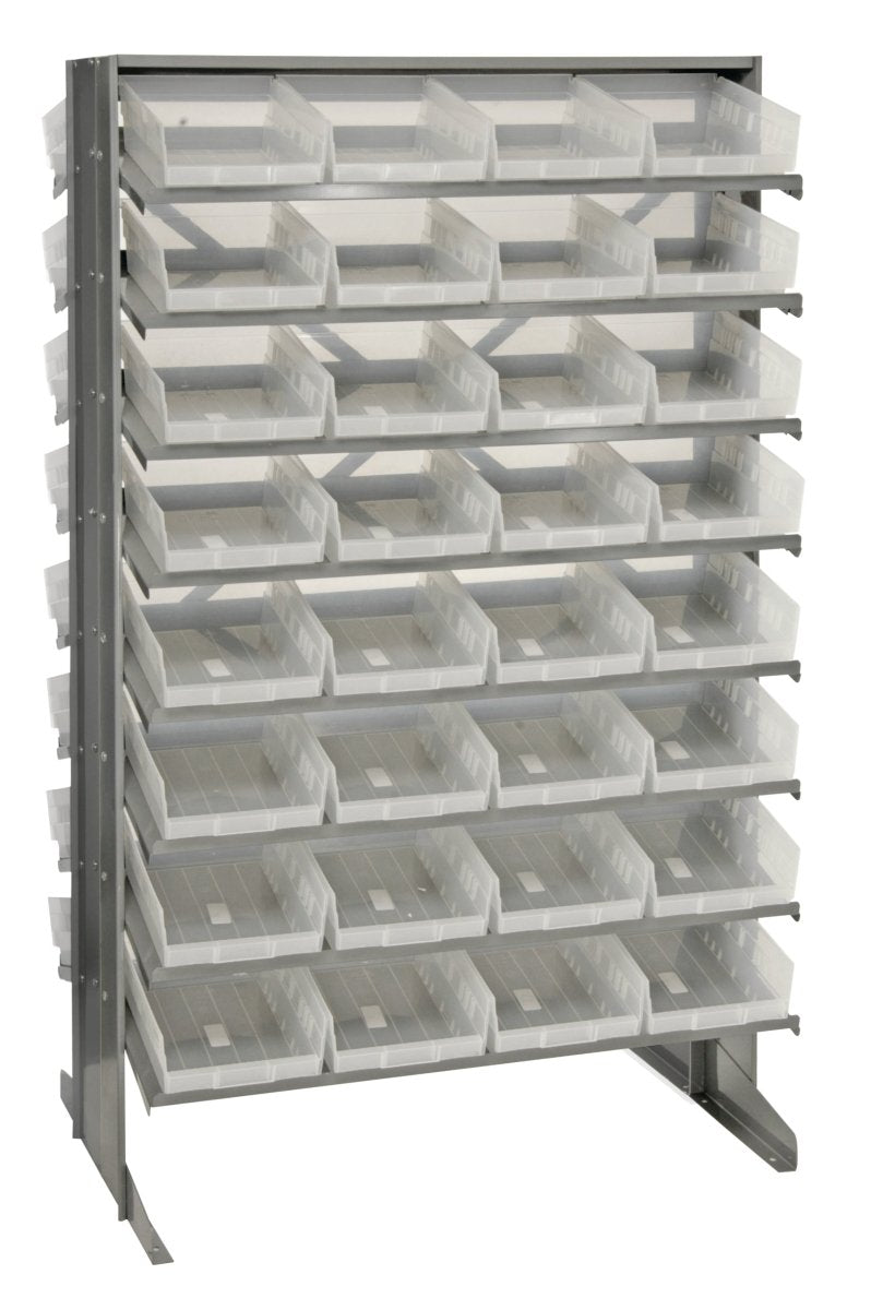 QPRD - 107 - Gravity Shelf Bin Organizers - Industrial 4 Less