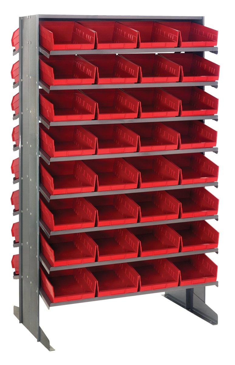 QPRD - 107 - Gravity Shelf Bin Organizers - Industrial 4 Less