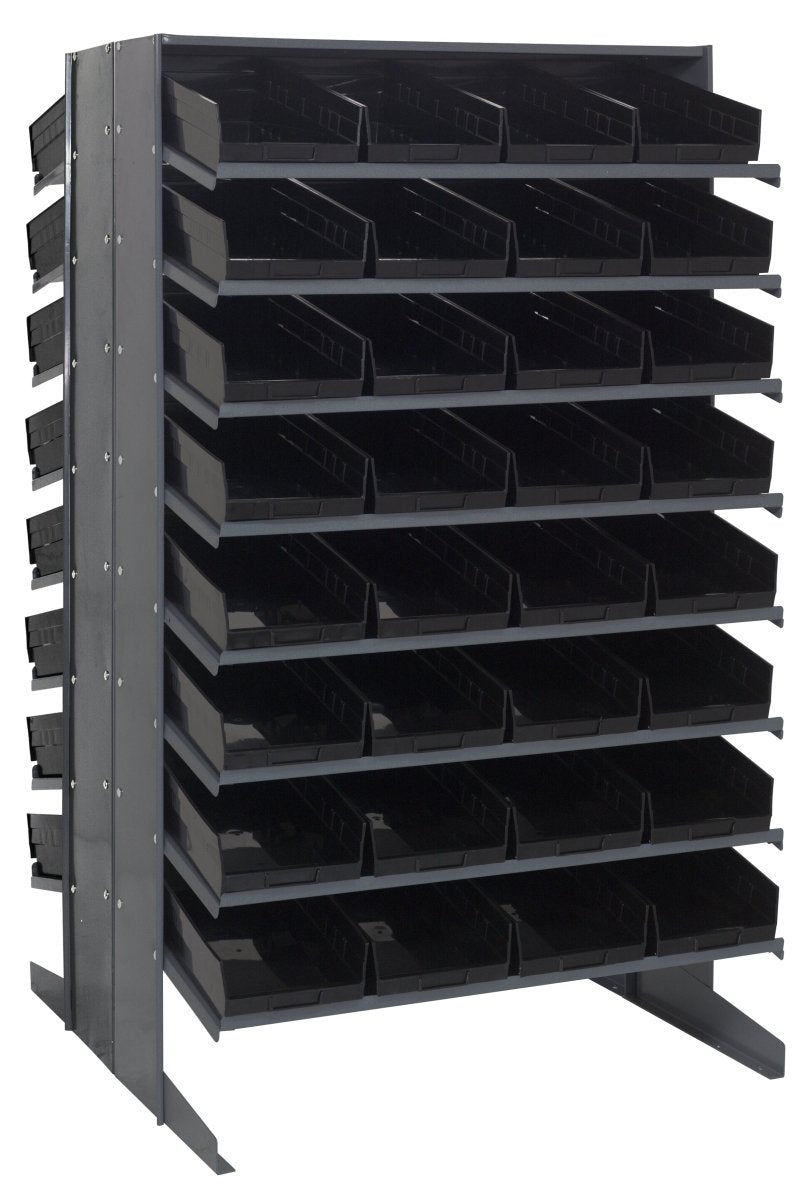 QPRD - 108 - Gravity Shelf Bin Organizers - Industrial 4 Less