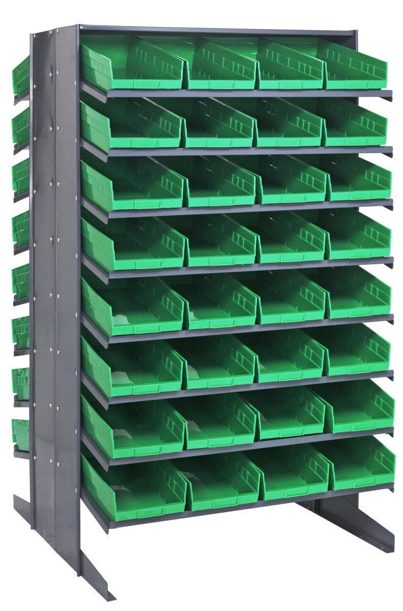 QPRD - 108 - Gravity Shelf Bin Organizers - Industrial 4 Less