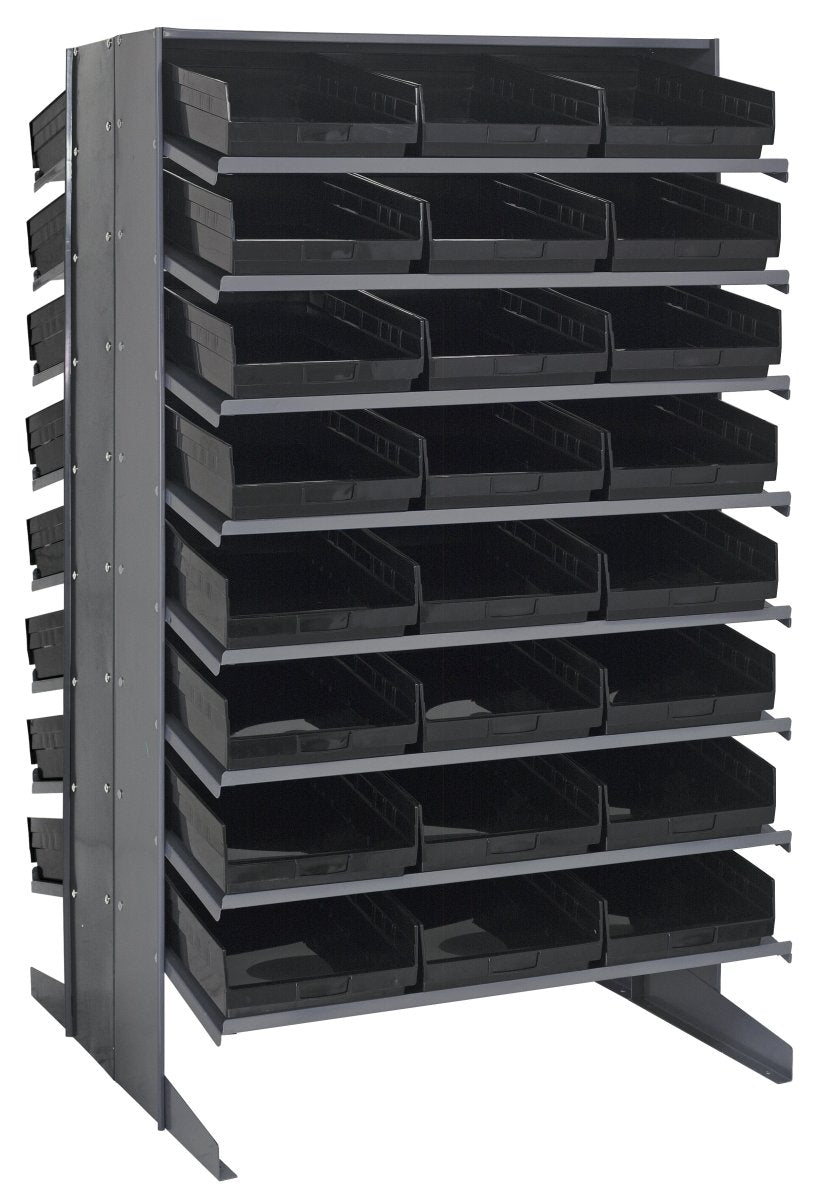 QPRD - 110 - Gravity Shelf Bin Organizers - Industrial 4 Less