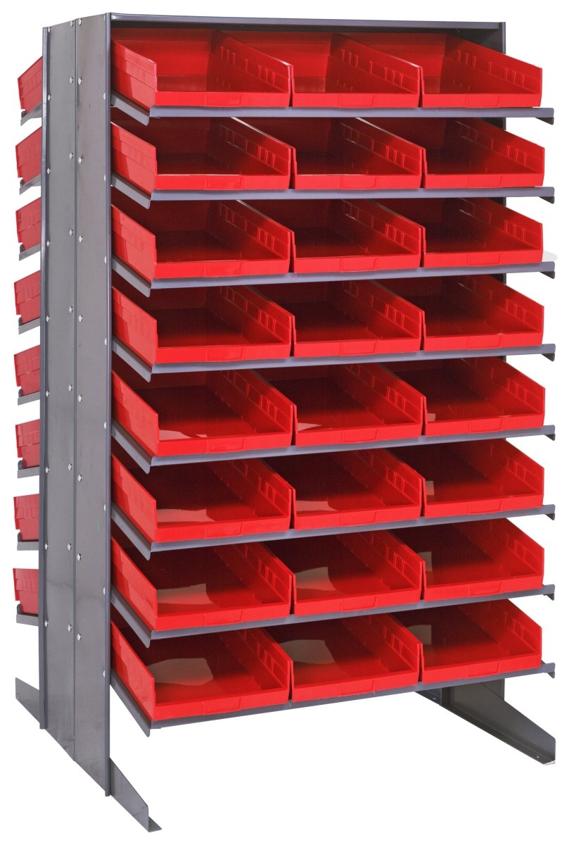 QPRD - 110 - Gravity Shelf Bin Organizers - Industrial 4 Less