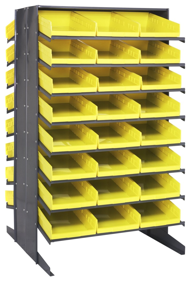 QPRD - 110 - Gravity Shelf Bin Organizers - Industrial 4 Less