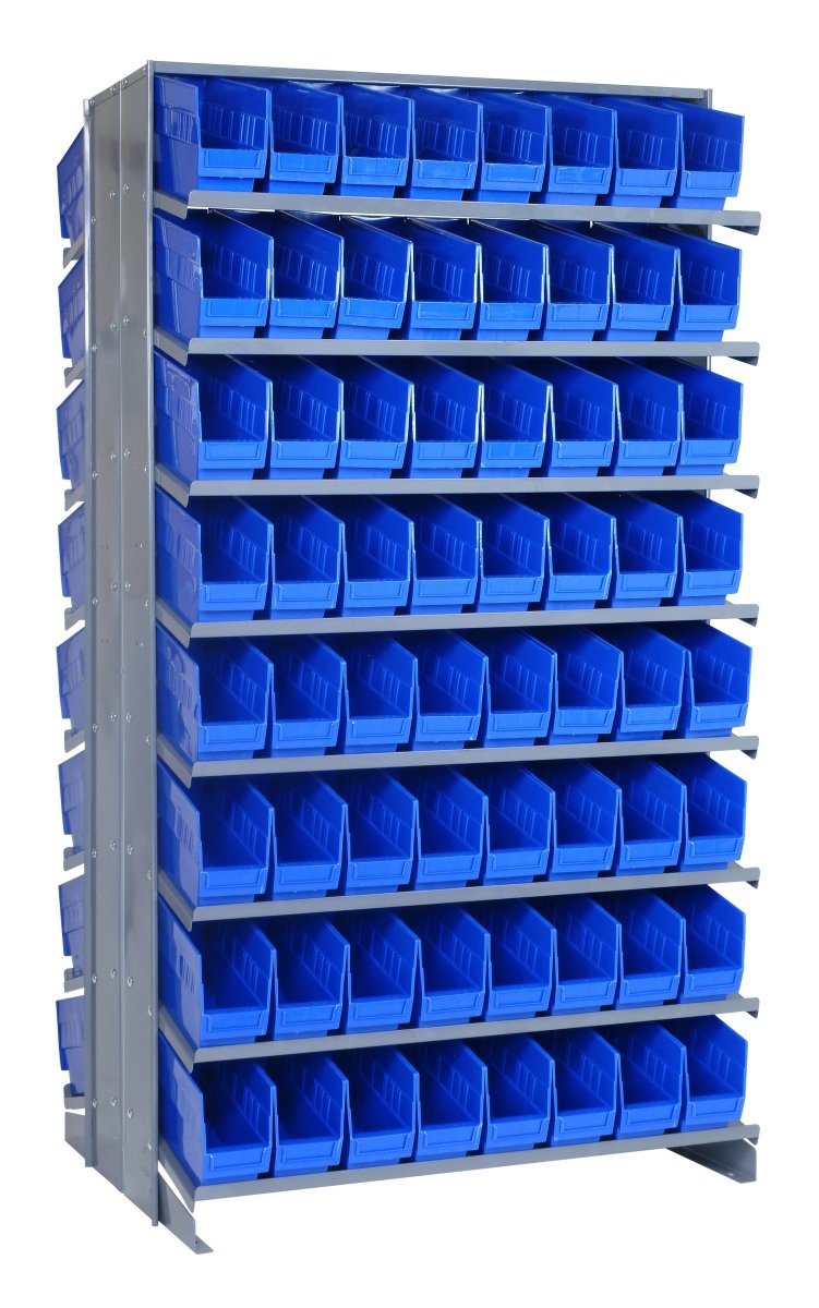 QPRD - 201 - Gravity Shelf Bin Organizers - Industrial 4 Less