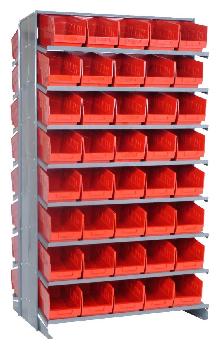 QPRD - 202 - Gravity Shelf Bin Organizers - Industrial 4 Less