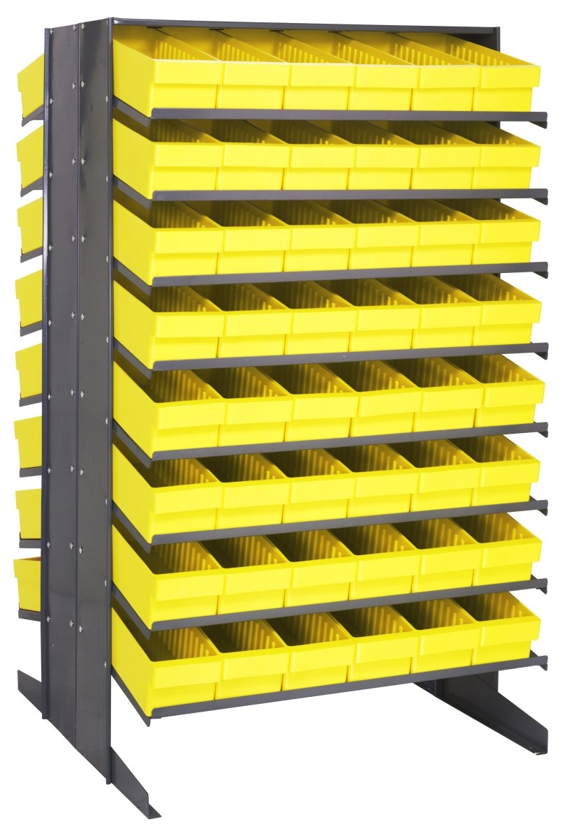 QPRD - 602 - Gravity Shelf Bin Organizers - Industrial 4 Less