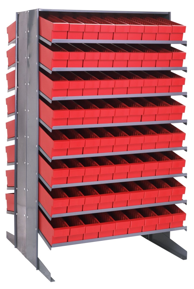 QPRD - 604 - Gravity Shelf Bin Organizers - Industrial 4 Less