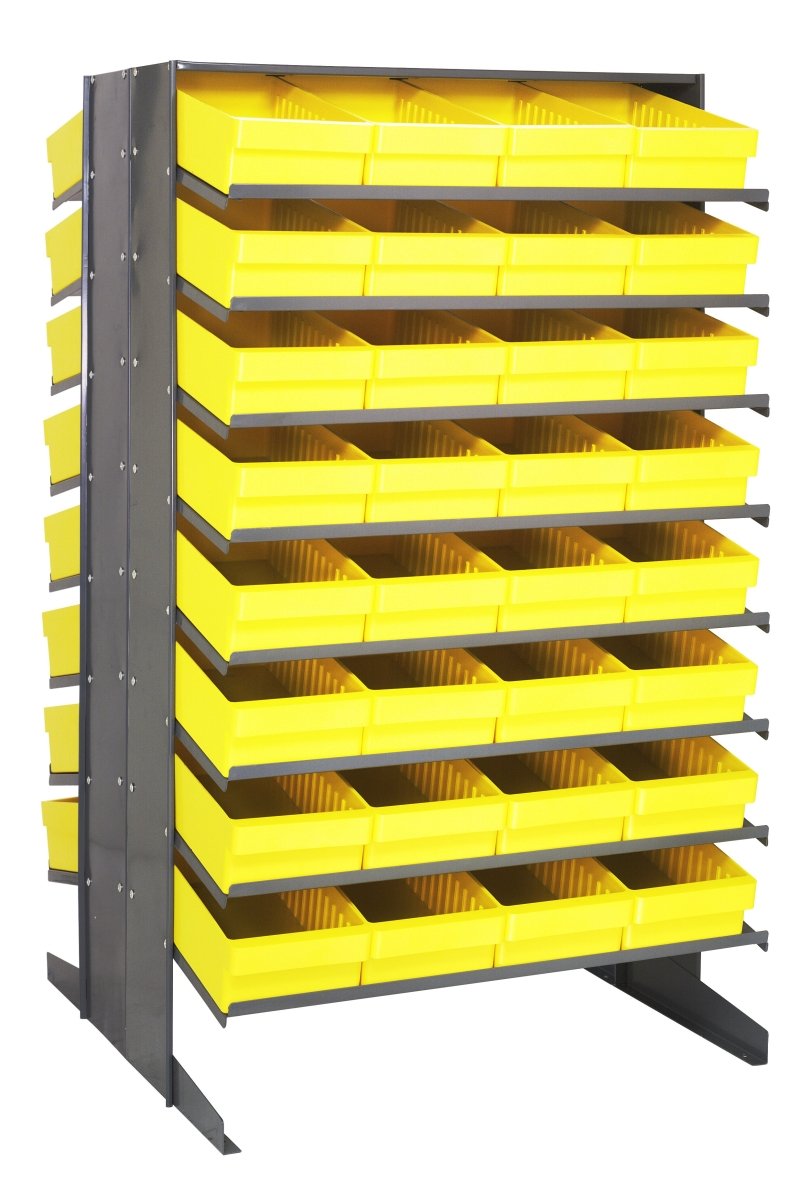 QPRD - 606 - Gravity Shelf Bin Organizers - Industrial 4 Less