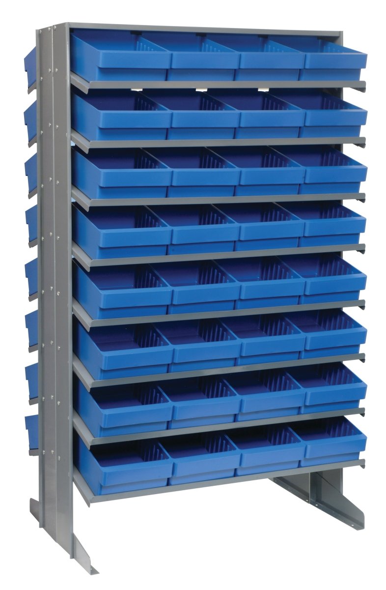 QPRD - 701 - Gravity Shelf Bin Organizers - Industrial 4 Less