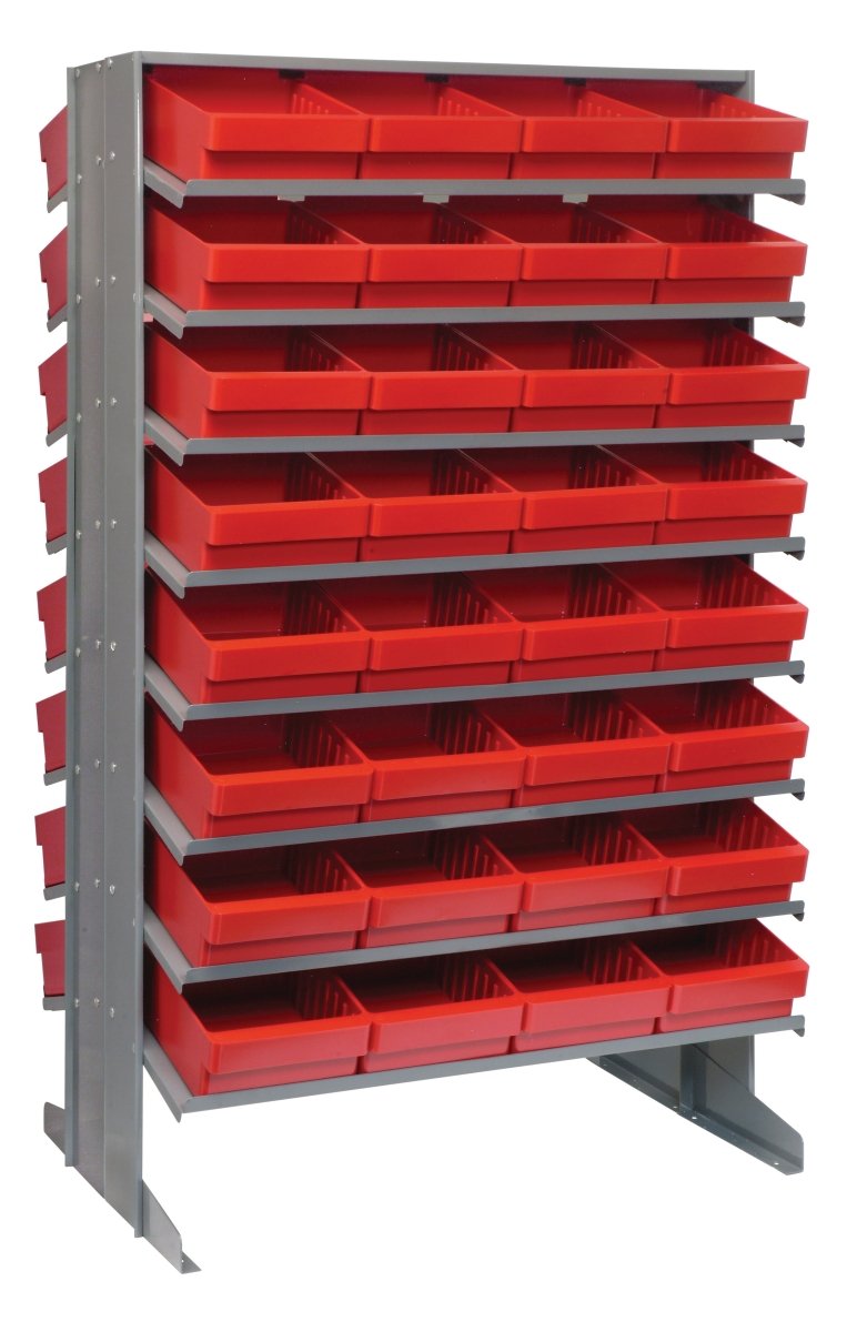 QPRD - 701 - Gravity Shelf Bin Organizers - Industrial 4 Less