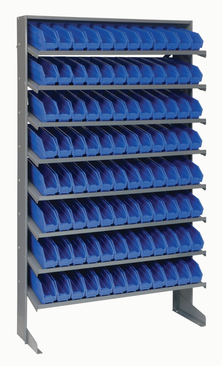 QPRS - 100 - Gravity Shelf Bin Organizers - Industrial 4 Less