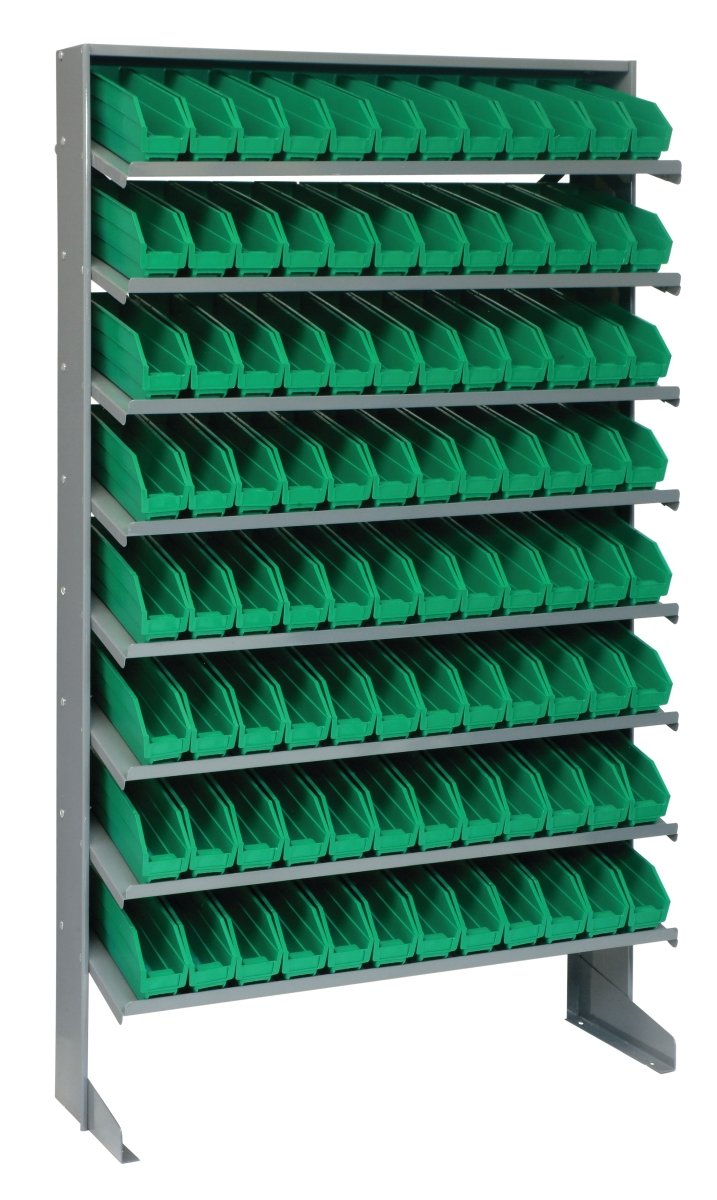 QPRS - 100 - Gravity Shelf Bin Organizers - Industrial 4 Less