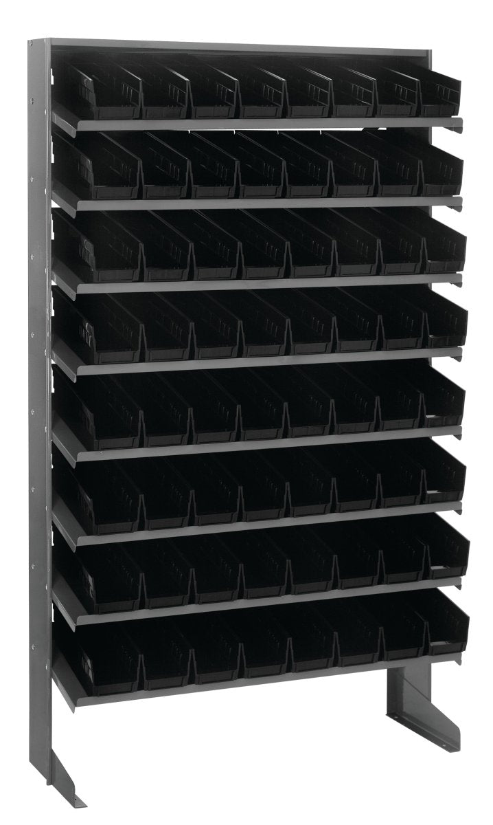 QPRS - 101 - Gravity Shelf Bin Organizers - Industrial 4 Less