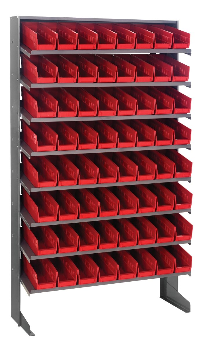 QPRS - 101 - Gravity Shelf Bin Organizers - Industrial 4 Less