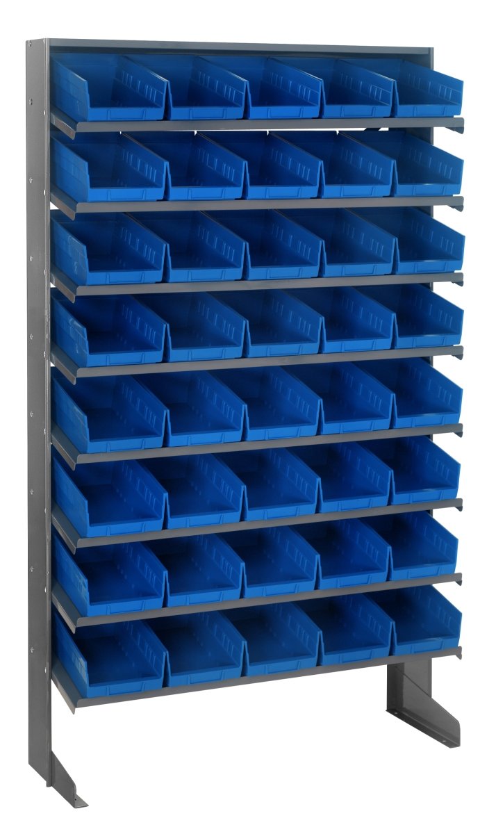 QPRS - 102 - Gravity Shelf Bin Organizers - Industrial 4 Less