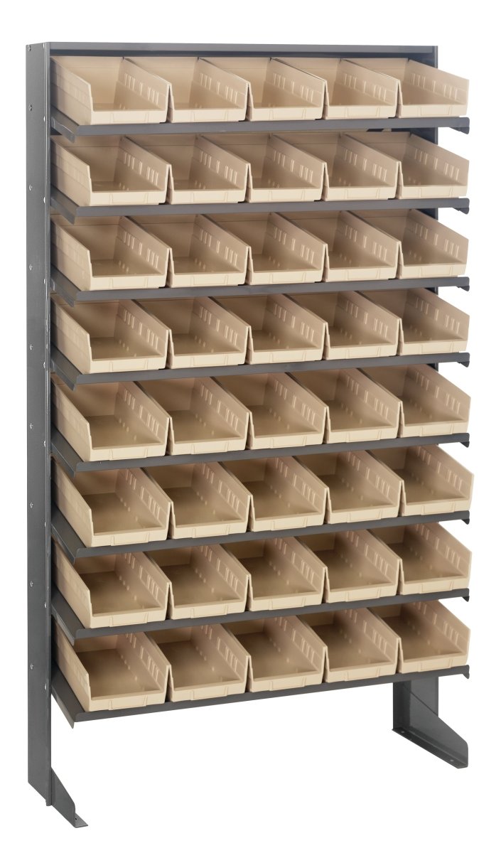 QPRS - 102 - Gravity Shelf Bin Organizers - Industrial 4 Less