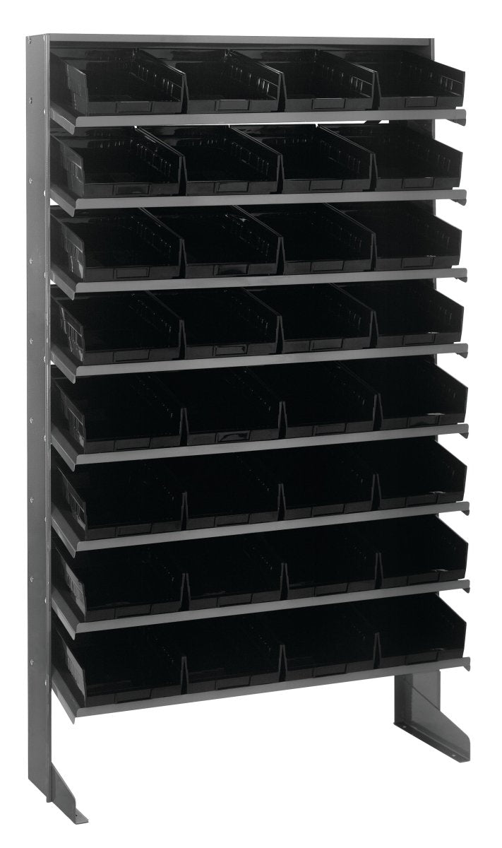 QPRS - 107 - Gravity Shelf Bin Organizers - Industrial 4 Less