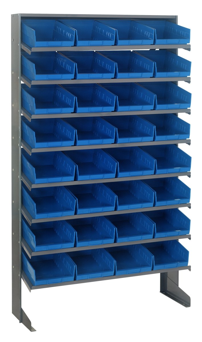 QPRS - 107 - Gravity Shelf Bin Organizers - Industrial 4 Less