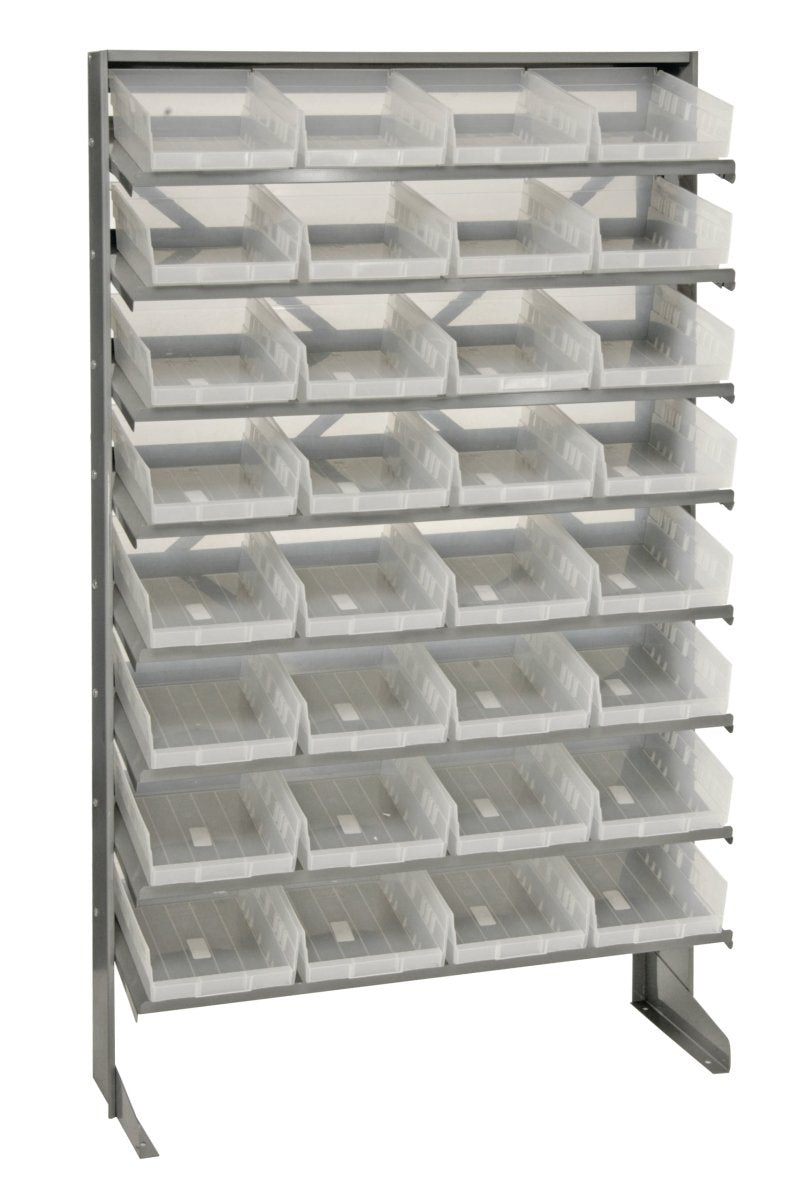 QPRS - 107 - Gravity Shelf Bin Organizers - Industrial 4 Less