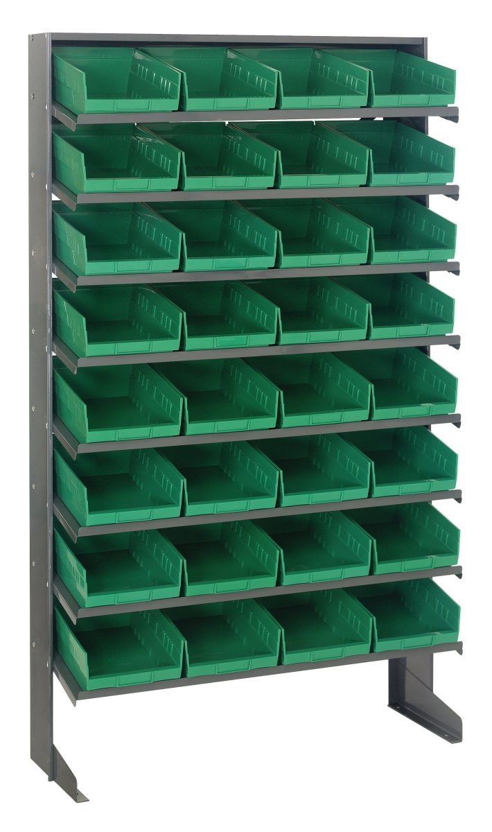 QPRS - 107 - Gravity Shelf Bin Organizers - Industrial 4 Less