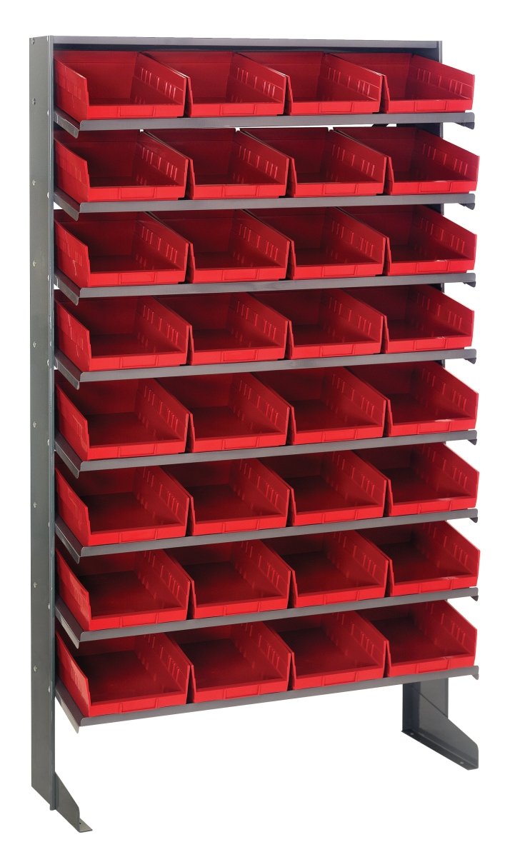 QPRS - 107 - Gravity Shelf Bin Organizers - Industrial 4 Less