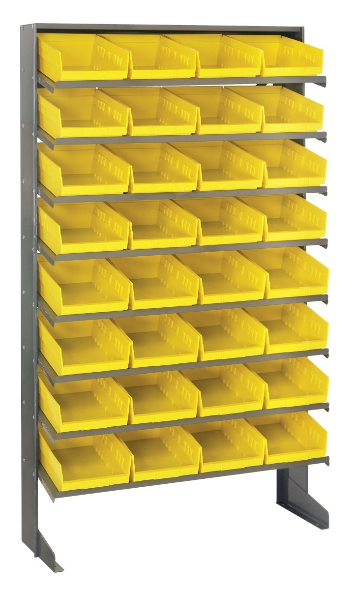 QPRS - 107 - Gravity Shelf Bin Organizers - Industrial 4 Less