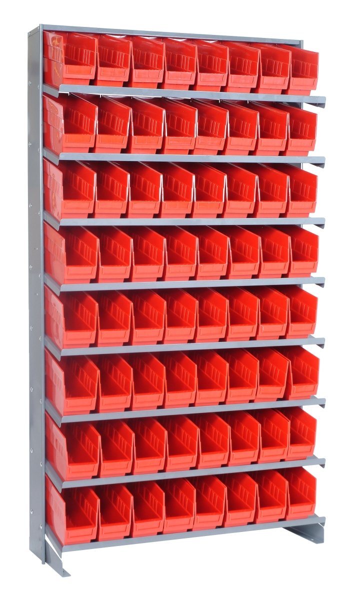 QPRS - 201 - Gravity Shelf Bin Organizers - Industrial 4 Less