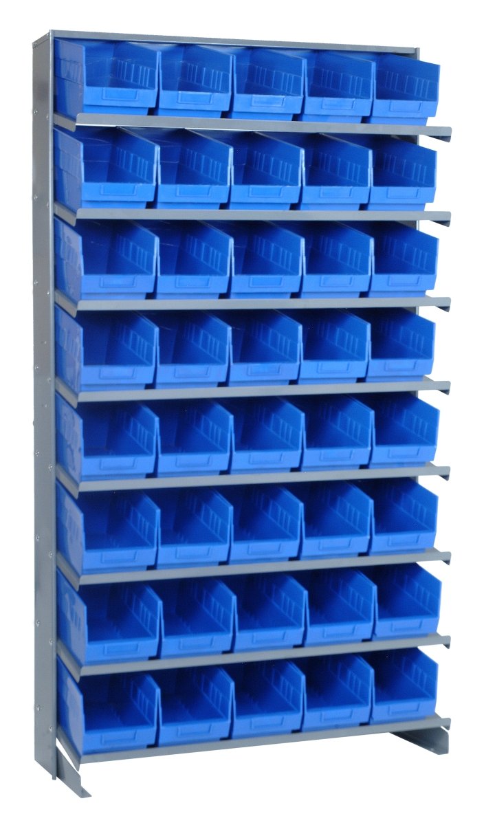 QPRS - 202 - Gravity Shelf Bin Organizers - Industrial 4 Less