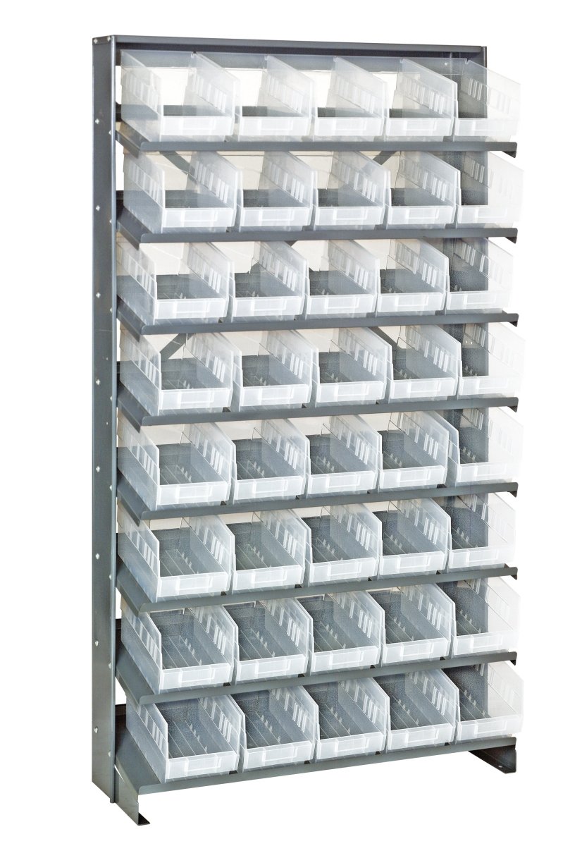 QPRS - 202 - Gravity Shelf Bin Organizers - Industrial 4 Less