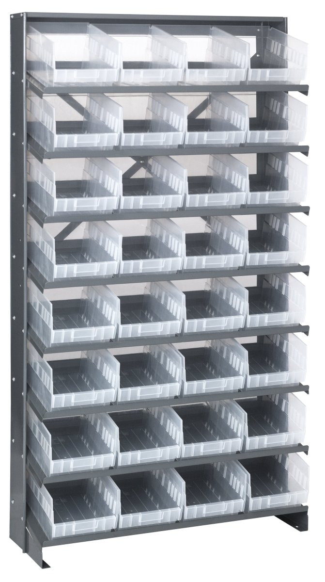 QPRS - 207 - Gravity Shelf Bin Organizers - Industrial 4 Less