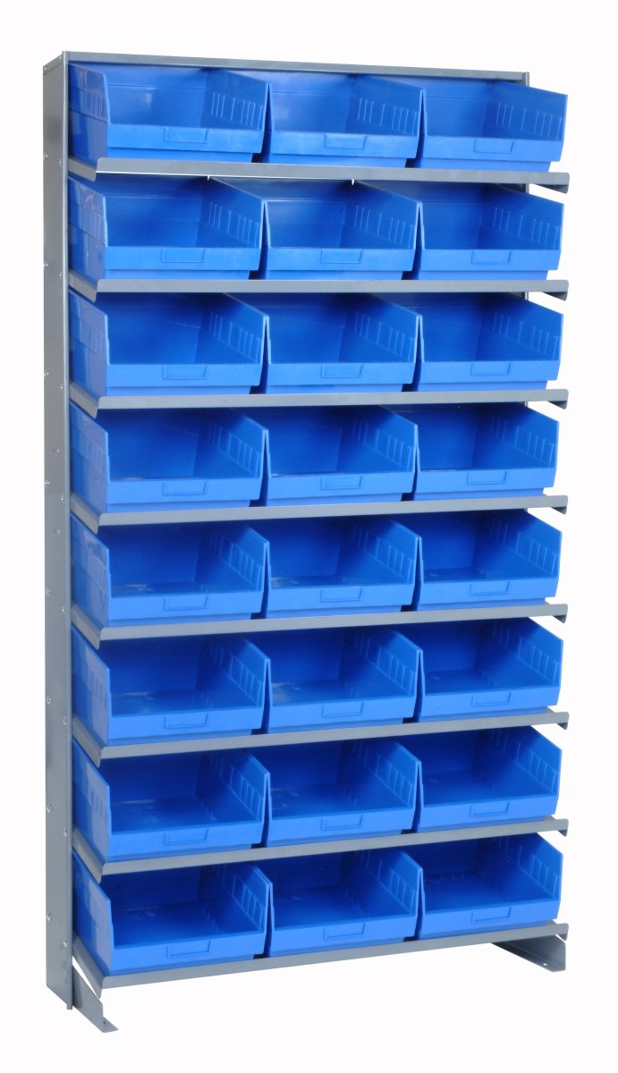 QPRS - 209 - Gravity Shelf Bin Organizers - Industrial 4 Less