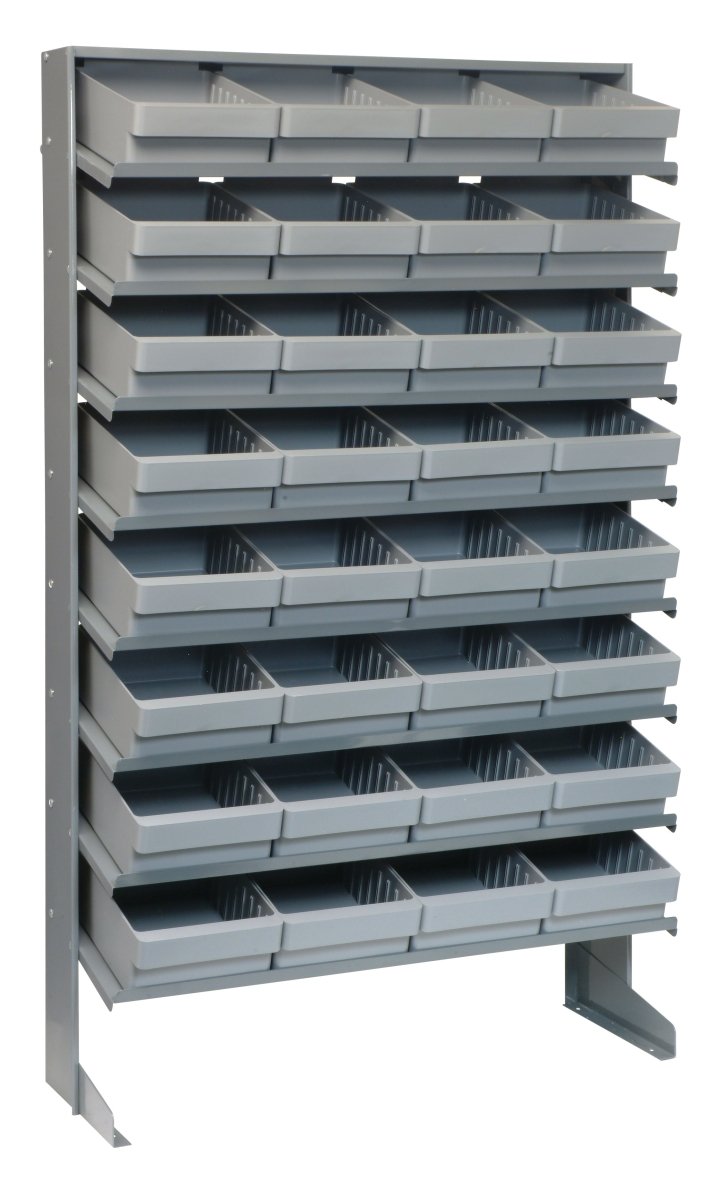 QPRS - 701 - Gravity Shelf Bin Organizers - Industrial 4 Less