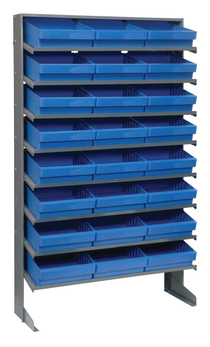 QPRS - 801 - Gravity Shelf Bin Organizers - Industrial 4 Less