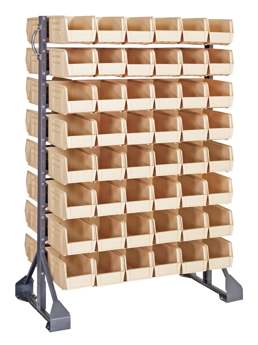 QRU - 16D - 230 - 96 - Stackable Bin Organizers > Racks with Hanging Bins - Industrial 4 Less