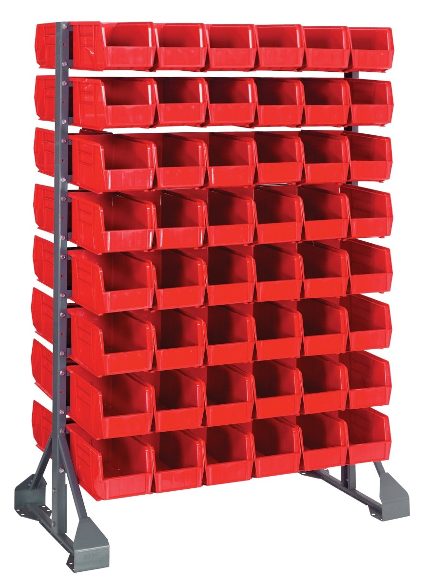 QRU - 16D - 230 - 96 - Stackable Bin Organizers > Racks with Hanging Bins - Industrial 4 Less