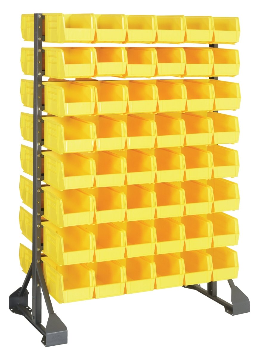 QRU - 16D - 230 - 96 - Stackable Bin Organizers > Racks with Hanging Bins - Industrial 4 Less