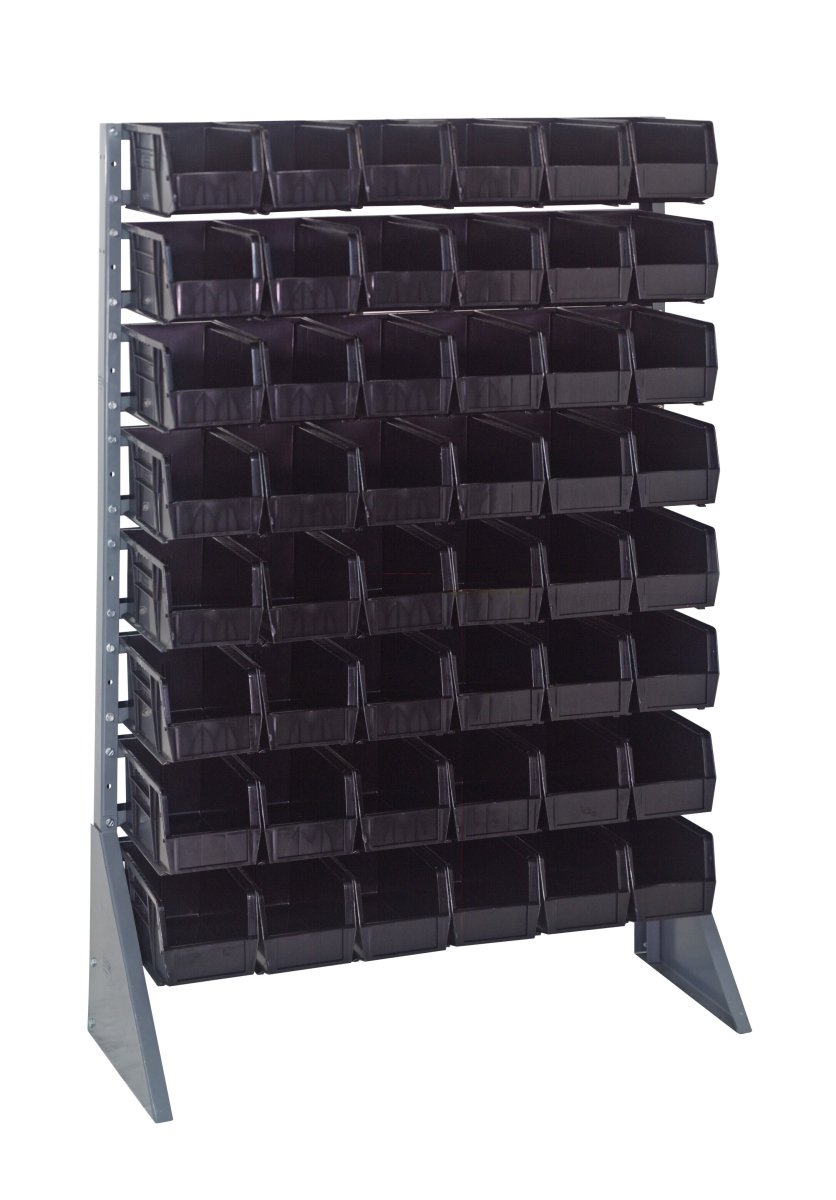 QRU - 16S - 230 - 48 - Stackable Bin Organizers > Racks with Hanging Bins - Industrial 4 Less