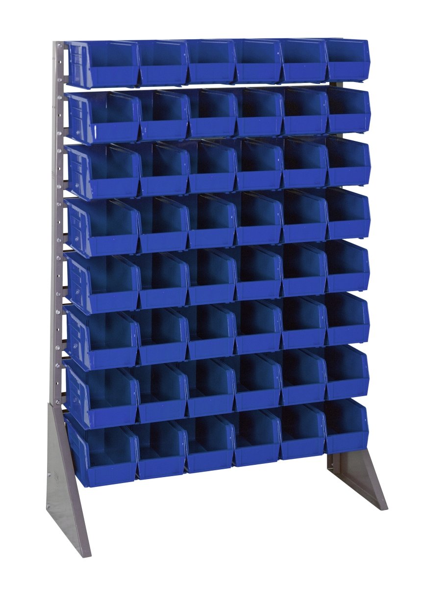 QRU - 16S - 230 - 48 - Stackable Bin Organizers > Racks with Hanging Bins - Industrial 4 Less