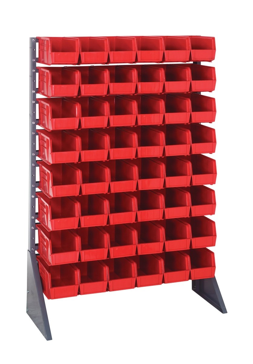 QRU - 16S - 230 - 48 - Stackable Bin Organizers > Racks with Hanging Bins - Industrial 4 Less