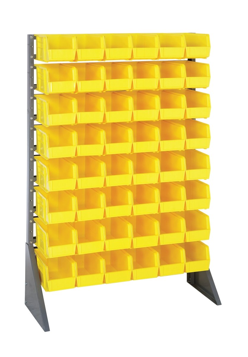 QRU - 16S - 230 - 48 - Stackable Bin Organizers > Racks with Hanging Bins - Industrial 4 Less