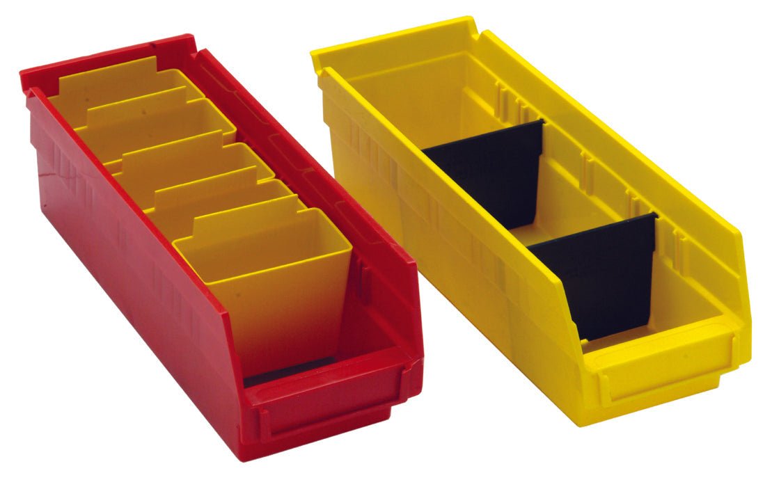 QSB100 | Pack of 36 - Plastic Shelf Bins > 4" High Shelf Bins - Industrial 4 Less