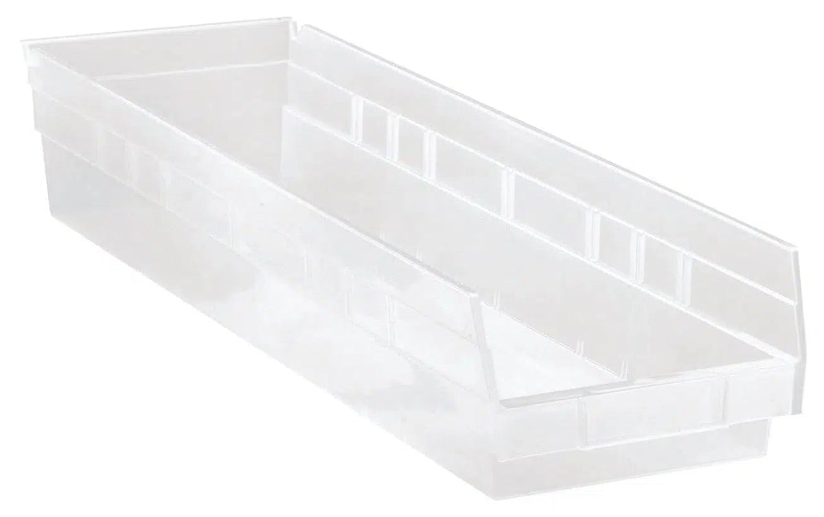 QSB106 | Carton of 8 - Plastic Shelf Bins > 4" High Shelf Bins - Industrial 4 Less