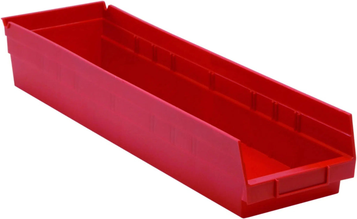 QSB106 | Carton of 8 - Plastic Shelf Bins > 4" High Shelf Bins - Industrial 4 Less