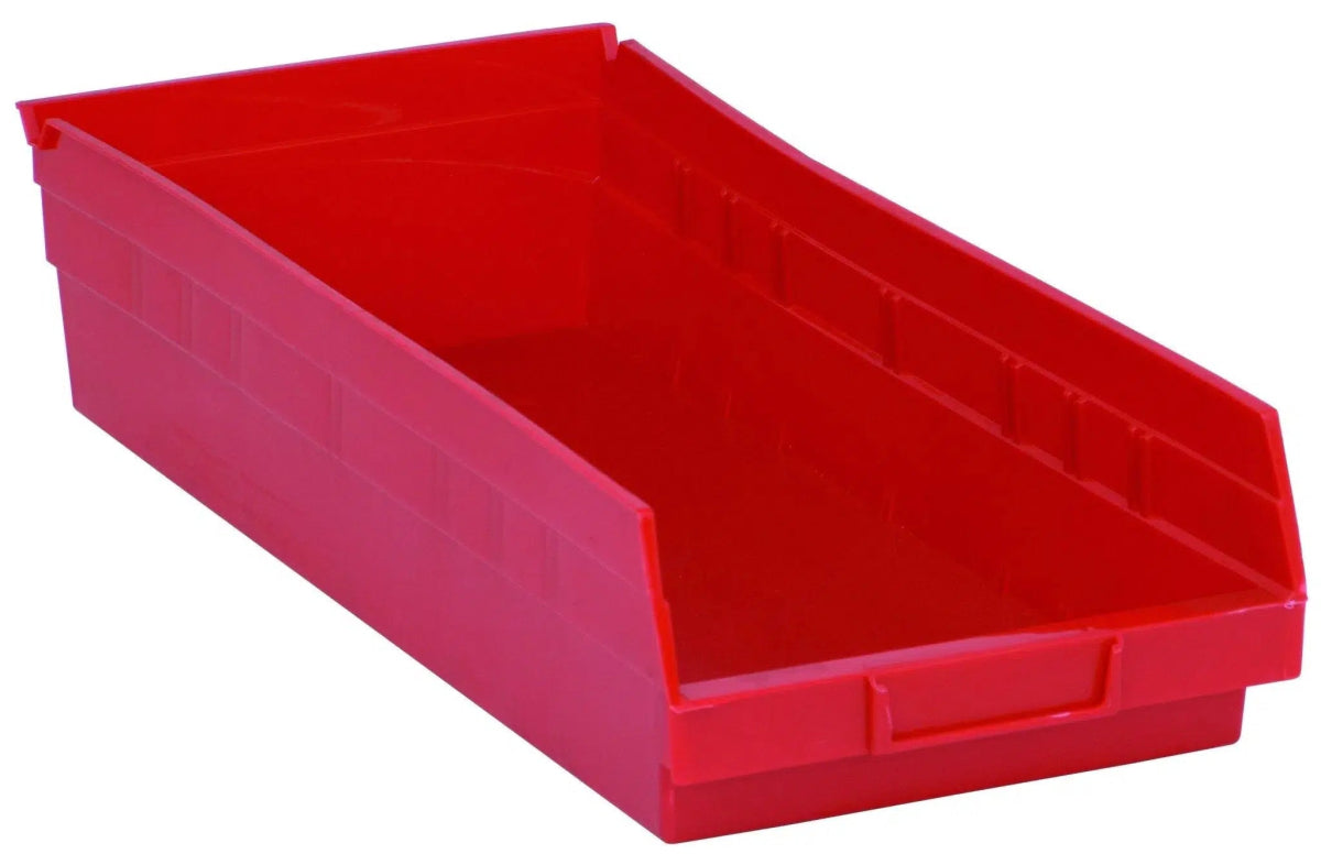 QSB108 | Carton of 10 - Plastic Shelf Bins > 4" High Shelf Bins - Industrial 4 Less