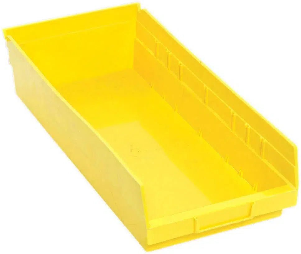 QSB108 | Carton of 10 - Plastic Shelf Bins > 4" High Shelf Bins - Industrial 4 Less