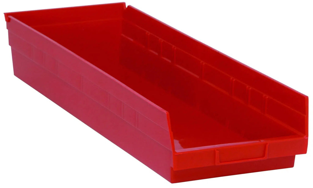 QSB114 | Carton of 6 - Plastic Shelf Bins > 4" High Shelf Bins - Industrial 4 Less